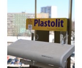 Пластиковый подоконник Plastolit мрамор матовый